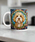 Cockapoo Apricot Suncatcher Artwork Ceramic Mug